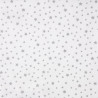 Algodón estampado DOUSNUI Blanco / Plata